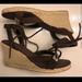 Nine West Shoes | Brown Nine West Wedges | Color: Brown/Tan | Size: 9.5