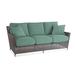 Braxton Culler Edisto Patio Sofa w/ Cushions Olefin Fabric Included/Sunbrella® Fabric Included in Gray | 32 H x 75 W x 37 D in | Wayfair