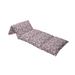 East Urban Home Big Garden Flowers w/ Leaves Tulips Buds Sketchy Outdoor Cushion Cover Polyester in Gray | 36 W x 88 D in | Wayfair