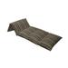 East Urban Home Bohemian Civilization Striped Grunge Fashion Culture Outdoor Cushion Cover Polyester in Black/Brown | 27 W x 88 D in | Wayfair