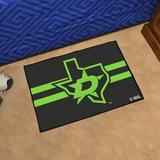 Black 19 x 30 x 0.25 in Area Rug - FANMATS Dallas Stars Starter Mat Nylon | 19 H x 30 W x 0.25 D in | Wayfair 31934