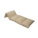 East Urban Home Big Polka Dots on Grunge Backdrop Outdoor Cushion Cover Polyester in Brown | 36 W x 88 D in | Wayfair