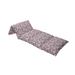 East Urban Home Big Garden Flowers w/ Leaves Tulips Buds Sketchy Outdoor Cushion Cover Polyester in Gray | 27 W x 88 D in | Wayfair