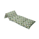 East Urban Home 60S Seem Banana Palm Tree Leaves Flowers Hibiscus Outdoor Cushion Cover Polyester in Green | 27 W x 88 D in | Wayfair
