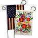 Ornament Collection 2-Sided Polyester 1'5 x 1 ft. Garden Flag in Blue/Red | 18.5 H x 13 W in | Wayfair OC-PC-GP-192449-IP-BOAA-D-US21-OC