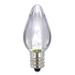 Vickerman Plastic Light Bulb in White | 2 H x 0.8 W x 0.8 D in | Wayfair XLEDTC7PT-25