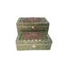 Highland Dunes Octopus Shell 2 Piece Jewelry Box Set Fabric in Brown | 6 H x 9 W x 4.25 D in | Wayfair 22042D32AE614E33B7C09BD8EFFB49F7