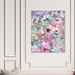 Oliver Gal Doll Memories - Lush Floral Garden - Painting Canvas in White/Black | 45 H x 36 W x 1.5 D in | Wayfair 41196_36x45_CANV_XHD