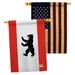 Breeze Decor Home Decor 2-Sided Polyester 3'3 x 2'3 ft. House Flag | 40 H x 28 W in | Wayfair BD-CY-HP-108232-IP-BOAA-D-US14-BD