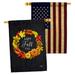 Ornament Collection 2-Sided Polyester 3'3 x 2 ft. House Flag in Black/Blue/Red | 40 H x 28 W in | Wayfair OC-HA-HP-192630-IP-BOAA-D-US21-OC