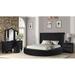 House of Hampton® Dairl Upholstered Platform 4 Piece Bedroom Set Metal in Black | Queen | Wayfair 67BF0A5F6D634A4F8481B28626208B48