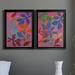 Red Barrel Studio® Vivid Stems I Premium Framed Print - Ready To Hang Canvas, Bamboo in Black/Blue/Green | 42.5 H x 30.5 W x 1.25 D in | Wayfair