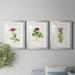Red Barrel Studio® Pretty Pink Botanicals II Premium Framed Print - Ready To Hang Canvas, in Black/Blue/Green | 24.5 H x 55.5 W x 1 D in | Wayfair