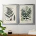 Bayou Breeze Collected Ferns VI Premium Framed Print - Ready To Hang Canvas, Bamboo in Black/Blue/Green | 24.5 H x 18.5 W x 1.25 D in | Wayfair