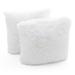 Trule Whalan Square Pillow Cover & Insert Polyester/Polyfill/Faux Fur in White | 18 H x 18 W x 1 D in | Wayfair 42E0C16BB05540F098E2AE2EEAEBF1B8