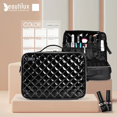 Beautilux – mallette de rangement de luxe pour Nail Art valise de voyage pour Salon professionnel