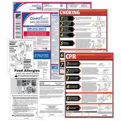 ComplyRight Federal, State, and Restaurant 1 Year Labor Law Poster Service - Louisiana U1200CRESTLA