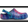 Crocs Crocs Multi / Navy Baya Lined Tie-Dye Graphic Clog Shoes