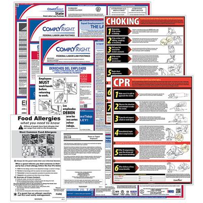 ComplyRight Federal (Bilingual), State, and Restaurant 1 Year Labor Law Poster Service - Virginia U1200CBORESTVA