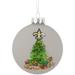 New Orleans Saints Tree Frosted Ball Ornament