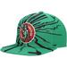 Men's Mitchell & Ness Kelly Green Boston Celtics Hardwood Classics Earthquake Snapback Hat