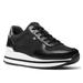 Michael Kors Shoes | Nwt Michael Kors Black Monique Trainers | Color: Black/Silver | Size: 6