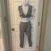 Free People Intimates & Sleepwear | New Free People Movement Workout Leggings & Sports Bra Outfit | Color: Gray/White | Size: Xs