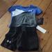 Under Armour Matching Sets | Nwt Under Armour Sz 0/3 Months Short Tee Outfit | Color: Black/Blue | Size: 0-3mb