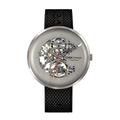 CIGA Design Michael Young Series Automatic Skeleton Titanium Silicone Black Mens Watch