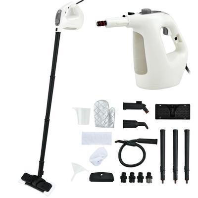 Costway 1400W Multipurpose Pressurized Steam Cleaner With 17 Pieces Accessories-Gray