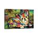 East Urban Home French Bulldog by Patricia Lintner - Wrapped Canvas Gallery-Wrapped Canvas Giclée Canvas | 18" H x 26" W x 1.5" D | Wayfair