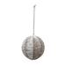 The Holiday Aisle® Bead Ball Ornament Glass in Gray/Yellow | 4 H x 3.5 W x 3.5 D in | Wayfair F7063D5E78864765958EFF11AD95A598