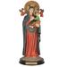 The Holiday Aisle® Geona Our Lady of Perpetual Help Statue Succour Holy Religious Decoration Figurine Resin in Brown/Gray/Orange | Wayfair