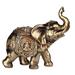 Bungalow Rose Thai Elephant w/ Trunk up Figurine Resin in Yellow | 4 H x 4.75 W x 3 D in | Wayfair 6773776335C647448AD288B8C5D768DA