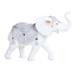 Bungalow Rose Thai Elephant w/ Trunk up Figurine Resin in Gray/White | 4.5 H x 5.25 W x 3 D in | Wayfair ACAC296AA54F4523B4FF7B432ED2C94C