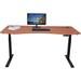 Upper Square™ Height Adjustable Standing Desk Wood/Metal in Red/Black | 71 W x 33 D in | Wayfair 107AD9DF84D5434FA7C6A7F0BC83C342