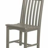 Wildridge Classic Side Outdoor Chair Plastic/Resin in Gray | 37 H x 18 W x 22 D in | Wayfair LCC-253-LIGHT GRAY