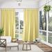 Red Barrel Studio® Prattsville Polyester Curtain Set of 2 Polyester in White/Brown | 84 H in | Wayfair 2E0C2B43CF734F52A8676987859789E7