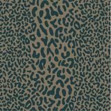 Blue/Green 108 x 0.39 in Area Rug - Langley Street® Elsberry Animal Print Handmade Tufted Wool Teal Area Rug Wool | 108 W x 0.39 D in | Wayfair