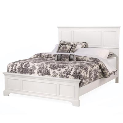 Naples Queen Bed White Finish by Homestyles in Whi...