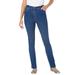 Plus Size Women's Stretch Slim Jean by Woman Within in Medium Stonewash (Size 38 W)