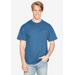 Men's Big & Tall Hanes® Beefy-T Pocket T-Shirt by Hanes in Denim Blue (Size M)