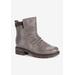 Women's Logger Banff Ankle Bootie by MUK LUKS in Grey (Size 9 M)