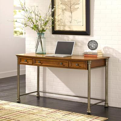 The Orleans Executive Desk by Homestyles in Vintage Caramel