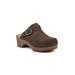 Women's White Mountain Being Convertible Clog Mule by White Mountain in Brown Suede (Size 10 M)