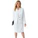 Plus Size Women's 2-Piece Single Breasted Jacket Dress by Jessica London in White (Size 24 W) Suit
