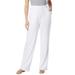 Plus Size Women's 7-Day Knit Wide-Leg Pant by Woman Within in White (Size 6X)