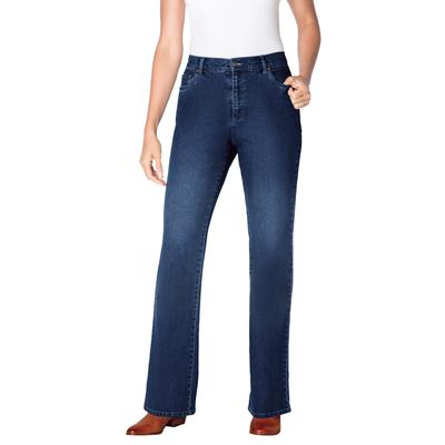 Plus Size Women's Bootcut Stretch Denim Jean by Woman Within in Midnight Sanded (Size 24 T)