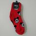 Disney Accessories | Disney Mickey Mouse Socks Red And Black Pk. Of 2 | Color: Black/Red | Size: Os