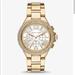 Michael Kors Accessories | Michael Kors Oversized Camille Pav Gold-Tone Watch | Color: Gold | Size: Os